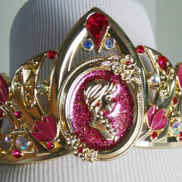 Disney Store Princess Anna Royal Dress Costume Size 9/10 w tiara/crown EUC - Picture 9 of 11